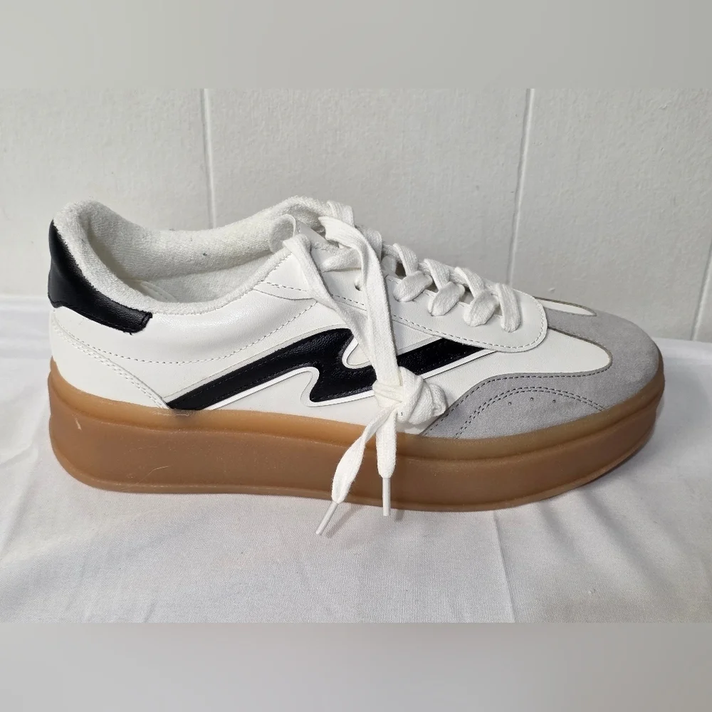 Madden Girl Mightty Platform Sneaker Womens Size 8.5 New Sneaker Tennis Shoe